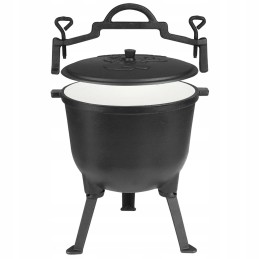 Emaliuotas ketaus puodas Rossner 2in1 5 l (mk102)
