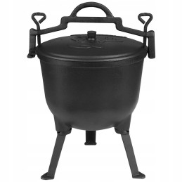 Emaliuotas ketaus puodas Rossner 2in1 5 l (mk102)