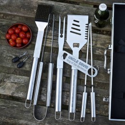 Prabangus kepsninės komplektas lagamine su 14 priedų