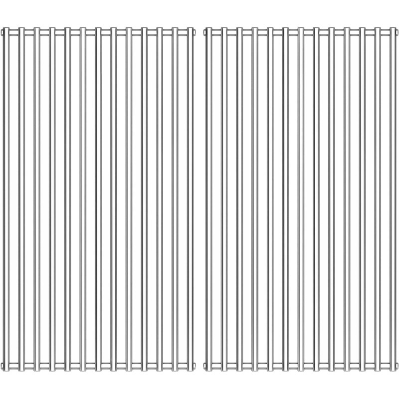 Gftime burnhard fred jr dujinės grilio grotelės, nerūdijantis plienas, 2 vnt.