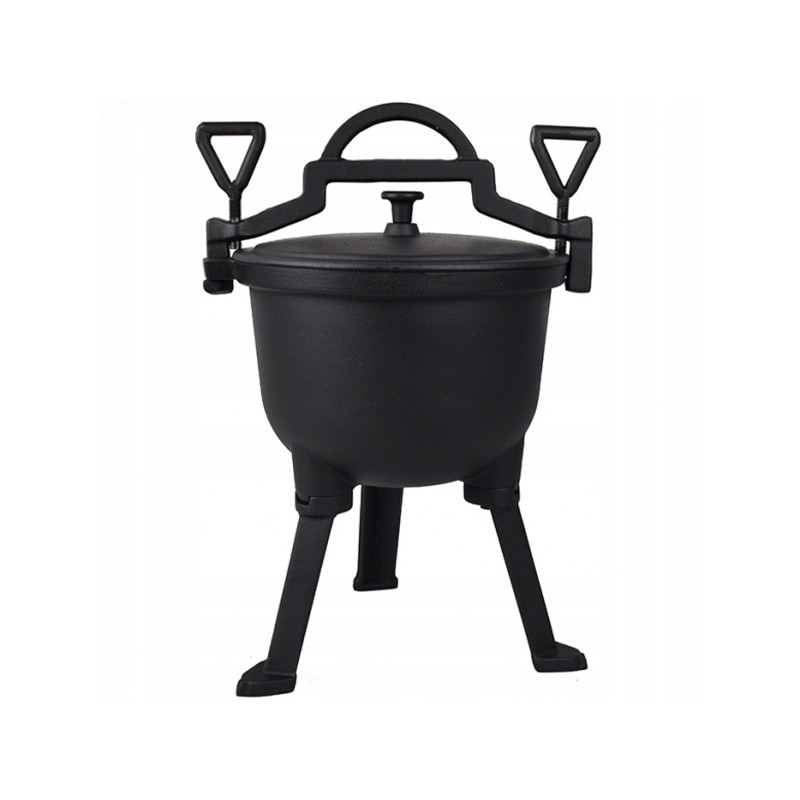 Ketaus katilas Kawamet 4 l virš ugnies