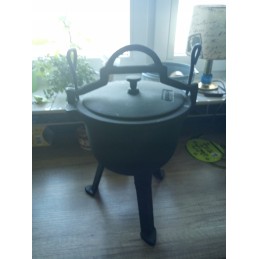 Ketaus katilas Kawamet 4 l virš ugnies