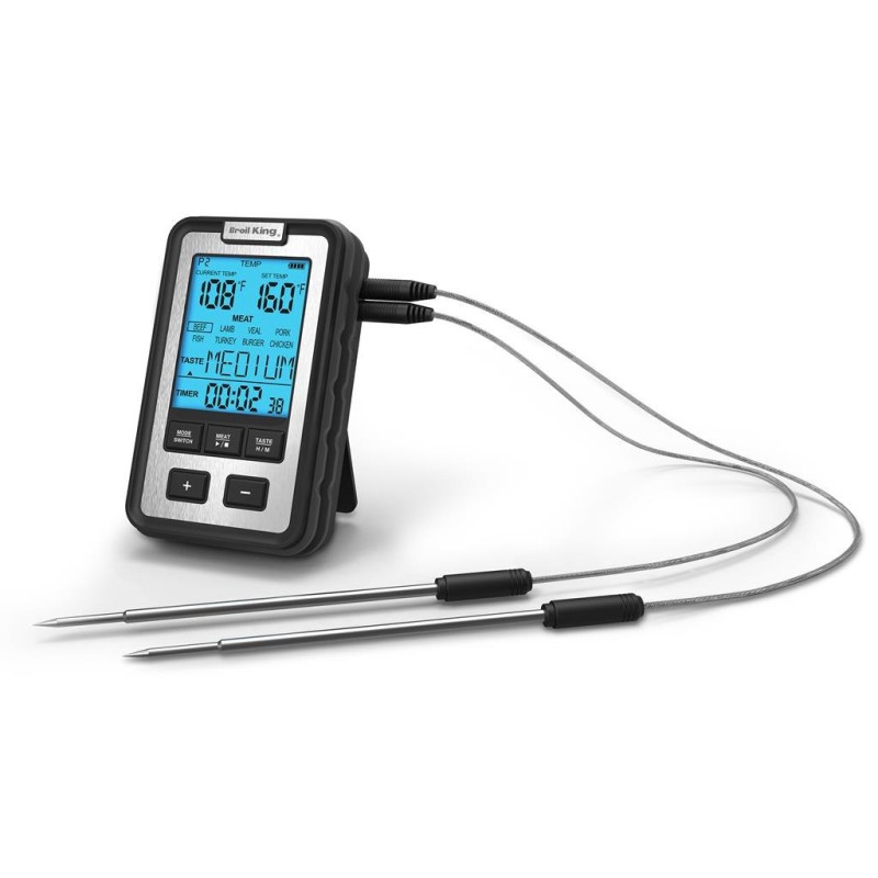 Elektroninis termometras su dviem zondais