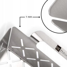 Set of strong grill trays stainless steel