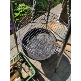 Grilis kabantis ant trikojo, grotelės 46cm