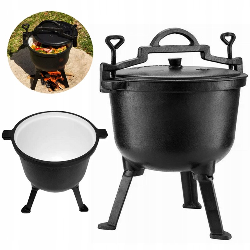 Emaliuotas ketaus puodas, 4l