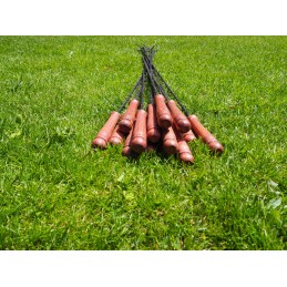 Kietos laužo lazdos 120cm x 20vnt, nerūdijančio plieno