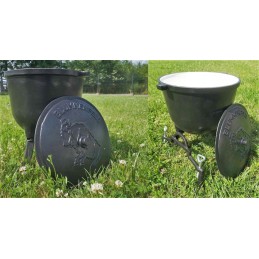 Emaliuotas katilas, vengriškas ketaus puodas, 7l