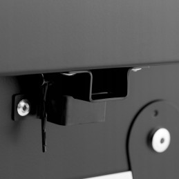 Turistinis sodo anglies grilis nešiojamas sulankstomas lagaminas su šakute ir mentele