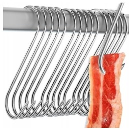 Mėsos kabliukas 13 cm rūkymo kabliukai kabliukai mėsai rūkyti
