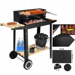 ⭐⭐⭐Paril sodo anglies grilis ant ratų