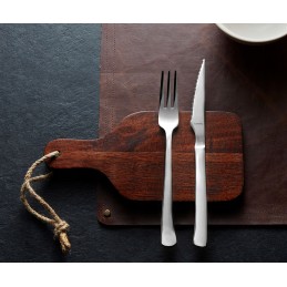 Amefa 24 stalo įrankiai peiliai šakutės grilis kepsnys chuletero kiaulienos gabalėlis pica