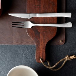 Amefa 24 stalo įrankiai peiliai šakutės grilis kepsnys chuletero kiaulienos gabalėlis pica