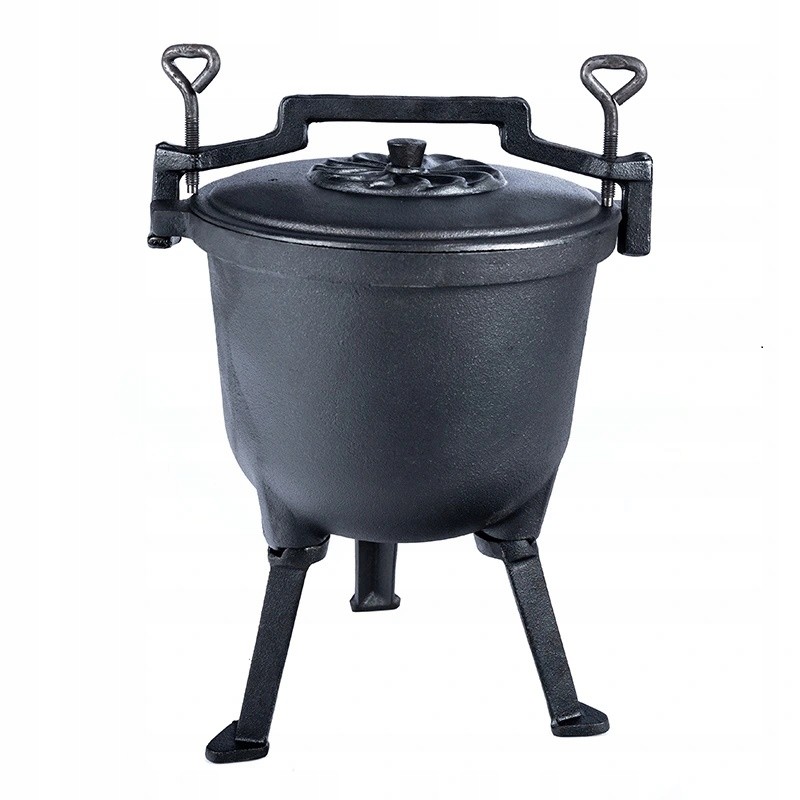 Ketaus puodas, 5l, medžioklinis katilas