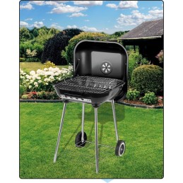 Sodo kepsninė su dangteliu, grotelės 40-45 cm