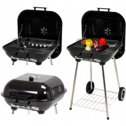 Sodo kepsninė su dangteliu, grotelės 40-45 cm