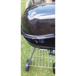 Sodo kepsninė su dangteliu, grotelės 40-45 cm