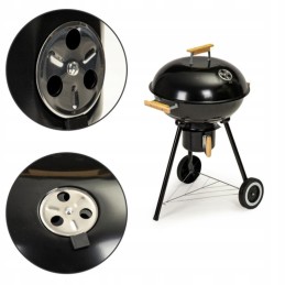 Anglies kepsninė su uždaru briketų dangteliu + pelenų keptuvė