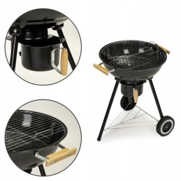 Anglies kepsninė su uždaru briketų dangteliu + pelenų keptuvė