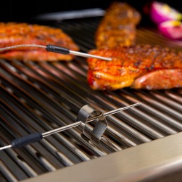 Broil king kieto grilio termometras 2x plieninis zondas 2 matavimų laikmatis