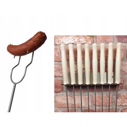 Wz šakės 130cm židinys 8vnt, nerūdijančio plieno rankena