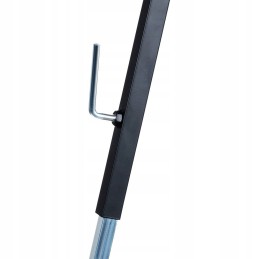 Trikojis stovas katilui, reguliuojamos plieninės grotelės ugniai