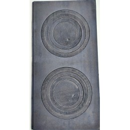 Ketaus viryklė 63x31, dviejų skylių