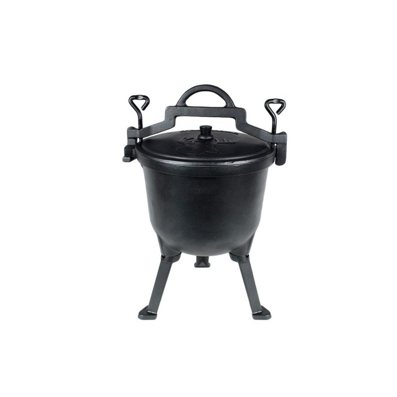 Ketaus medžioklės puodas, 8 litrai