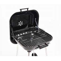 Sodo kepsninė su dangteliu, grotelės 40-45 cm