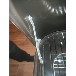 Sodo kepsninė su dangteliu, grotelės 40-45 cm