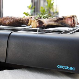 Cecotec perfectsteak 4200 krypčių elektrinė grilio stalo grilis, nerūdijančio plieno grotelės, reguliuojamas 3 lygiais, riebalų 