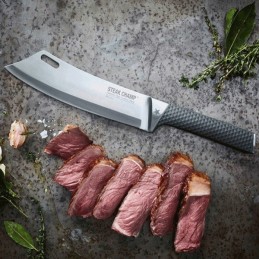 BBQ šefo peilis profesionalus, 22 cm kepsnys