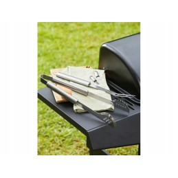 ⭐ Grilio stalo įrankiai lagamine su aliuminio rėmu [18 vnt.]