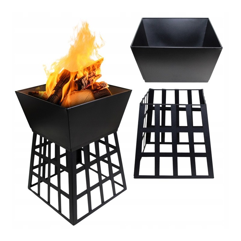 ⭐⭐Napoli sodo židinys 33 cm židiniui, juodo plieno katilo grilis⭐⭐