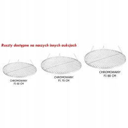 Chromuotos grotelės, skersmuo 80, apvalios, pakabinamos