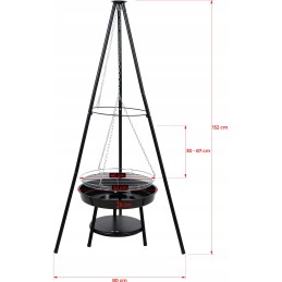 Grilis su anglimis, pakabinamas židinys, sodo trikojis, pakabinamas židinys, nemokamai