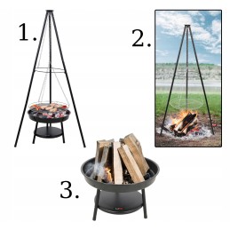 Grilis su anglimis, pakabinamas židinys, sodo trikojis, pakabinamas židinys, nemokamai