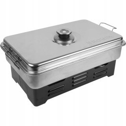 Universalus komplektas: ruda balkono rūkykla su kuro termometru