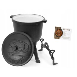 Meyerhoff stovintis emaliuotas katilas, 8l