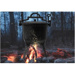 Meyerhoff stovintis emaliuotas katilas, 8l