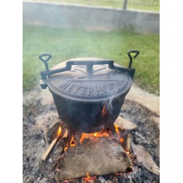 Katilas su ugnimi, emaliuotas puodas, 8 litrai