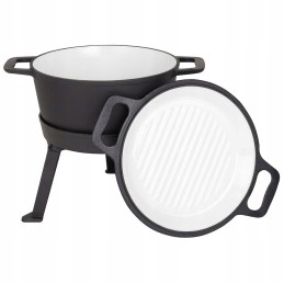 Emaliuotas ketaus puodas Rossner 3in1 5 l (mk302)