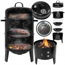 Smokehouse sodo grilis BBQ metalinis rūkykla