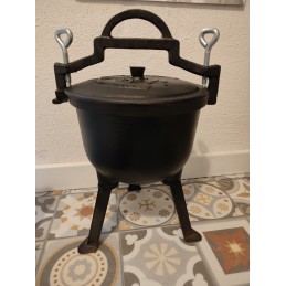 Medžioklės puodo katilas su marmuro danga, 4l!