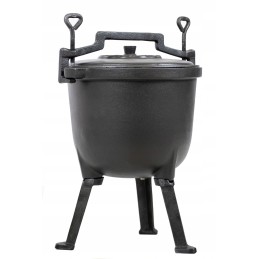 Stovintis puodas, emaliuotas medžioklės puodas, 4l