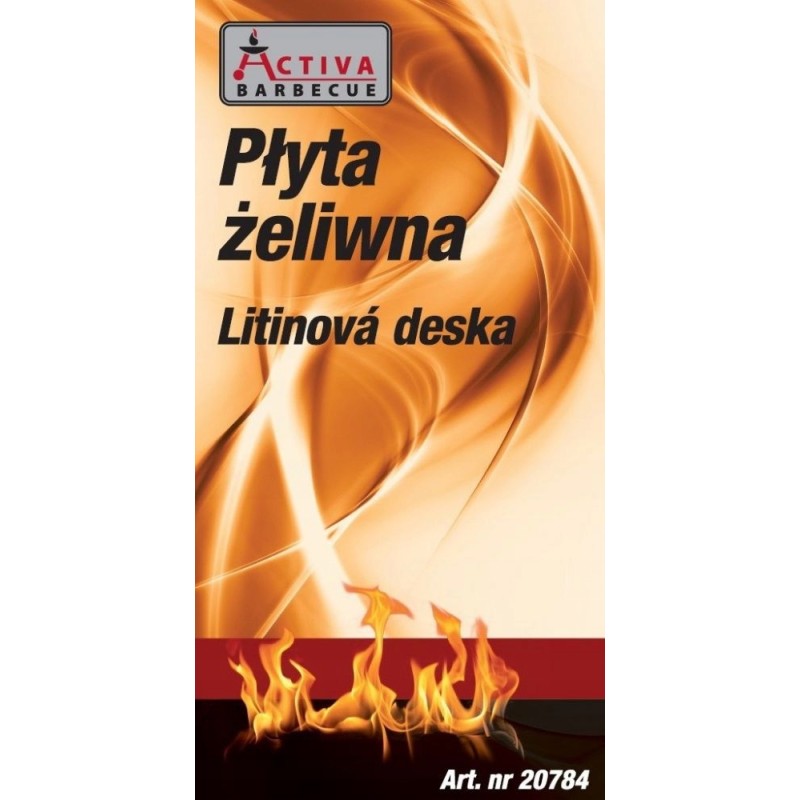 Activa ketaus plokštė dujiniam griliui 32x39 5cm
