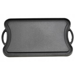 ⭐⭐Ketaus grilio plokštė grilio židiniui, dvipusė grilio keptuvė, 51x26 cm⭐⭐