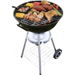 Anglies kepsninė briketams, uždara, dangtis, BBQ virdulys, lentyna