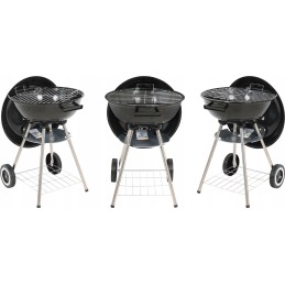 Aukščiausios kokybės sferinės anglies kepsninės 41 cm su oro srauto reguliavimu