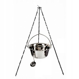 Vengriškas nerūdijančio plieno katilas 13l, stovas 120cm